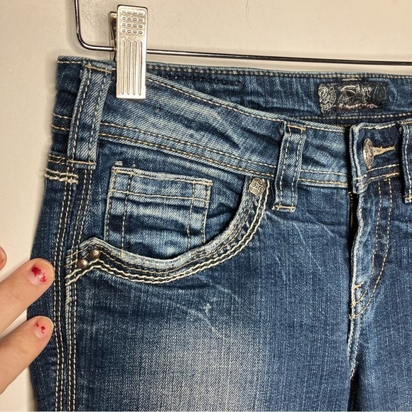 Silver Jeans Aiko Baby Bootcut Jeans Size 26 - Picture 2 of 10